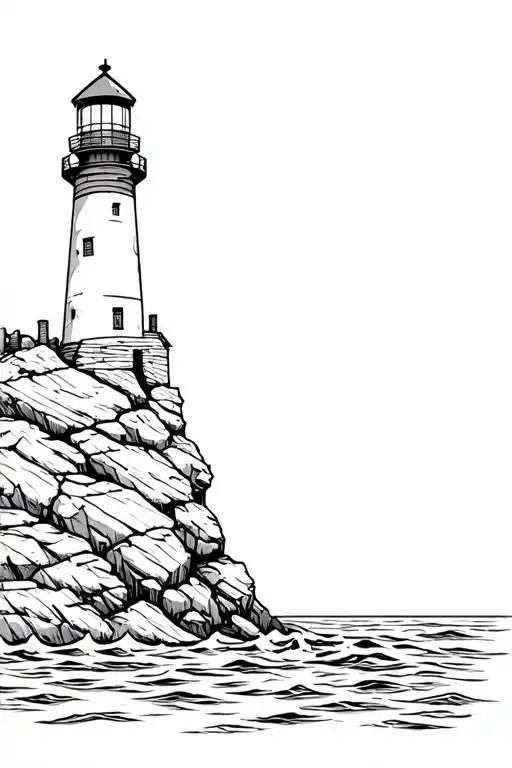 Lighthouse Rocks Sea