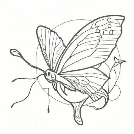 Luna Moth Witchy Style