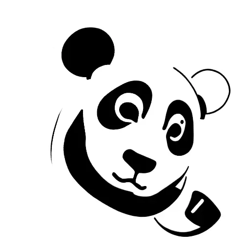 Panda Whit Gaming Headset