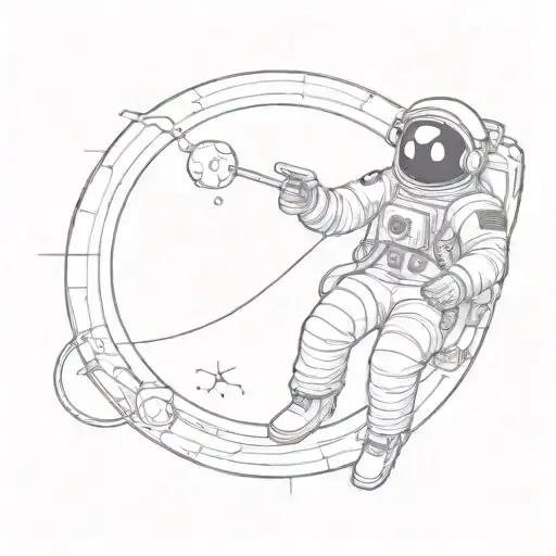 Astronaut Lost In Space