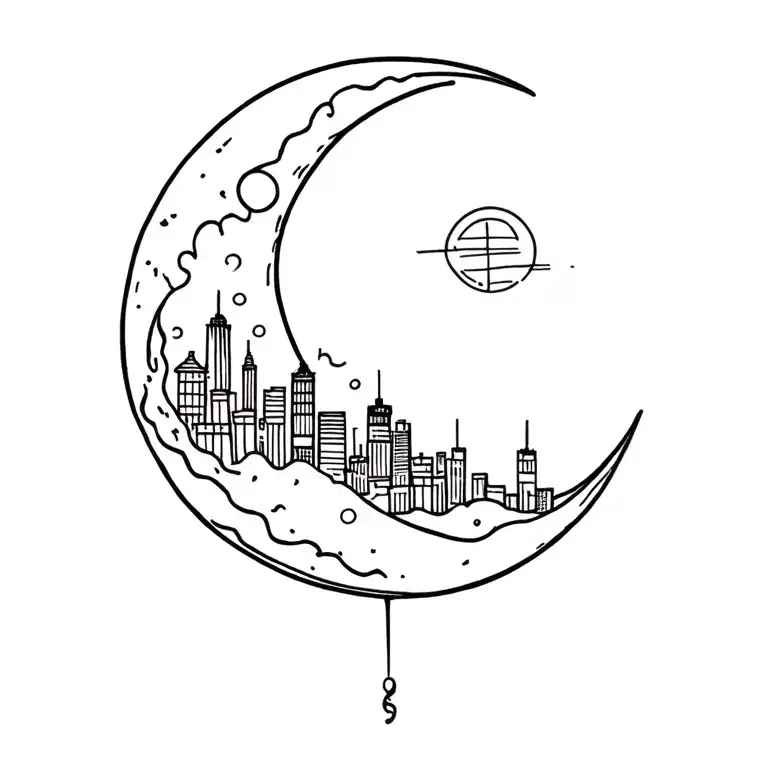 City On A Crescent Moon
