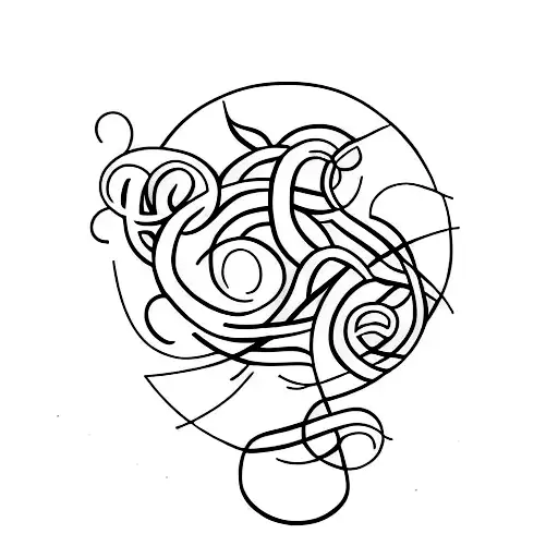 Create A Minimalist Tattoo Design Featuring Your Children's Names Intertwined With Tree Branches