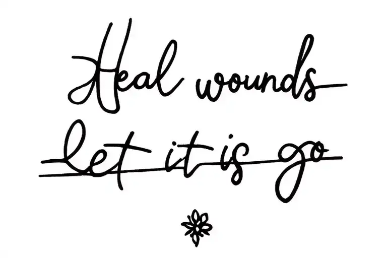 Time Heal Wounds Let It Go