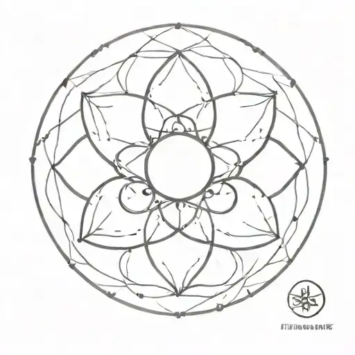 Lotus Seed Of Life Sacred Geometry