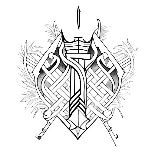 Sword Cutting Through Cloth