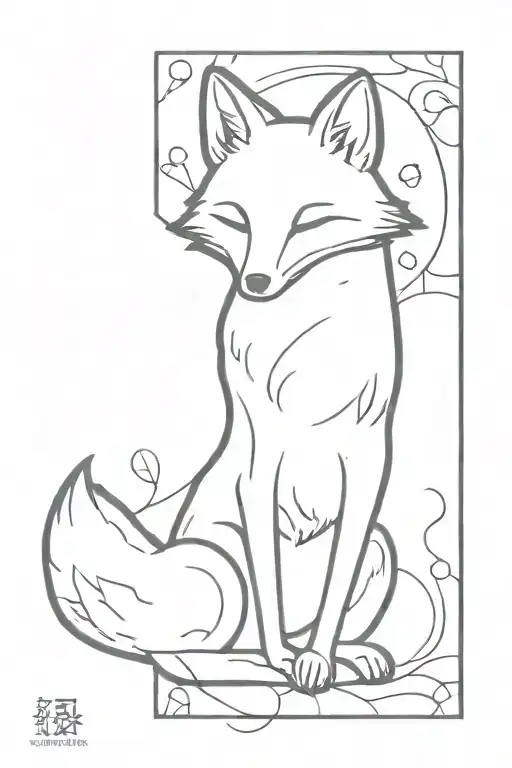Fox Inside In Omamori Charm