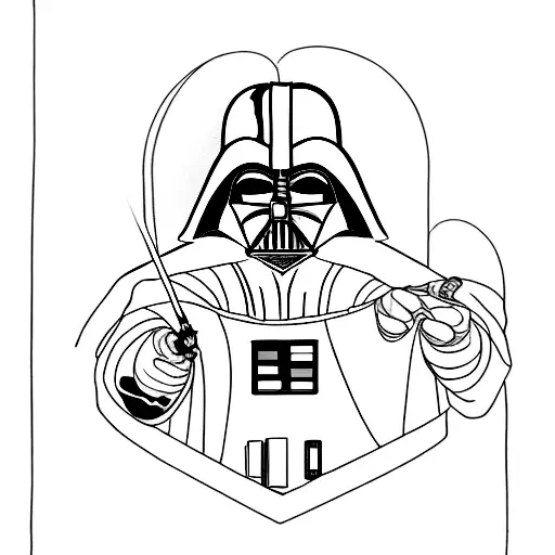 Vader Lightsaber Duel With Luke On Death Star