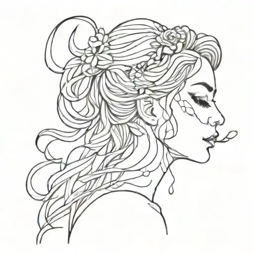 Possessed Beautiful Woman