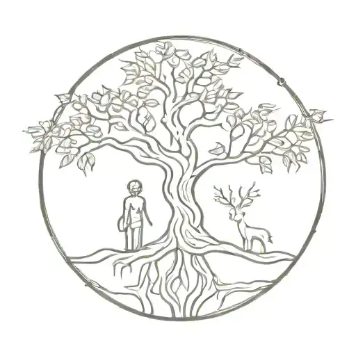 Tree Of Life And Family