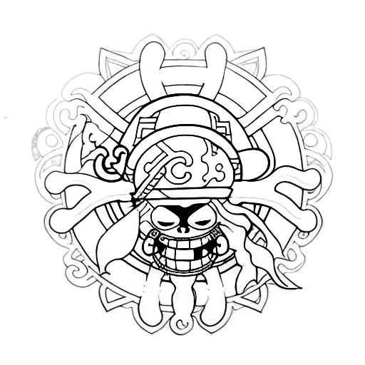 Combine Elements From One Piece And Naruto Into A Unique Tattoo Design