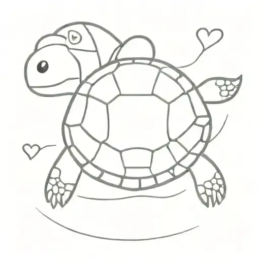 Turtle And Heart