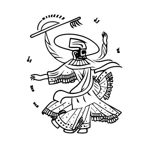 Mexican Traditional Dancer