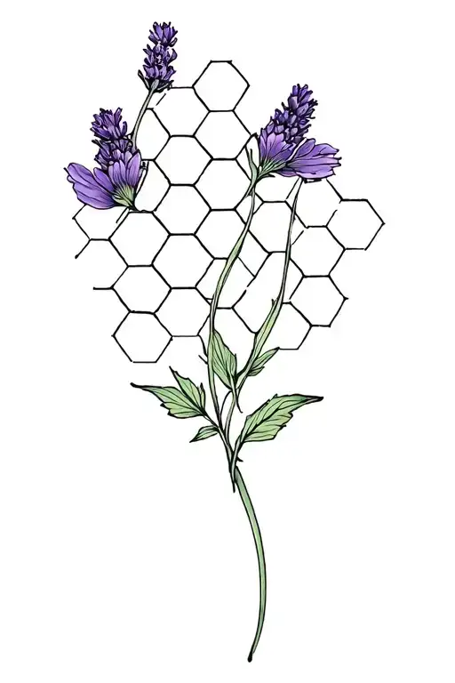 Honeycomb Music Lavender Flower