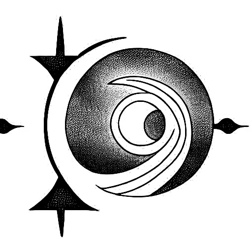 Scales Of Justice With A Sun And A Moon In It