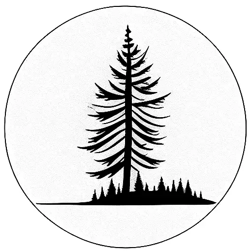 High Forest In Silouhette