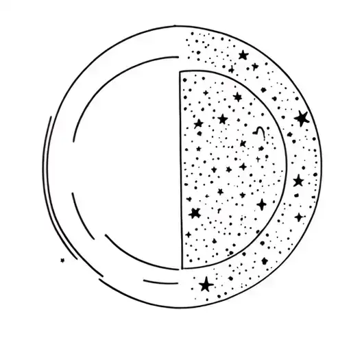 Virgo Zodiac Sign Int Half With Galaxy