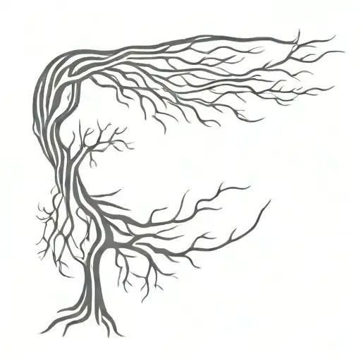 Tree Roots Form Wings