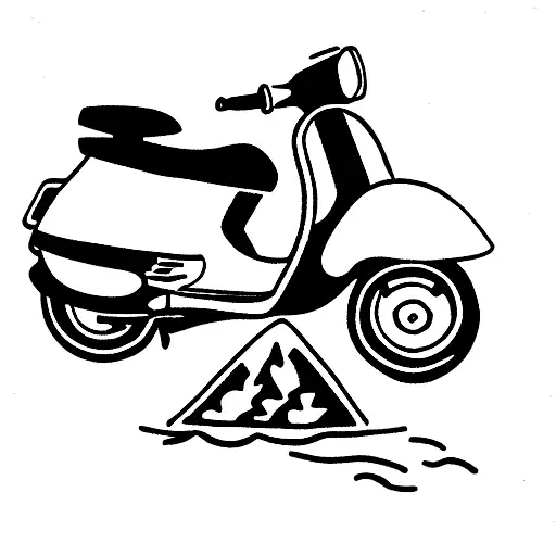 Vespa And Wildlife Camping