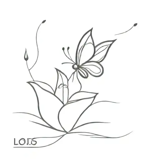 Lotus Butterfly Flying