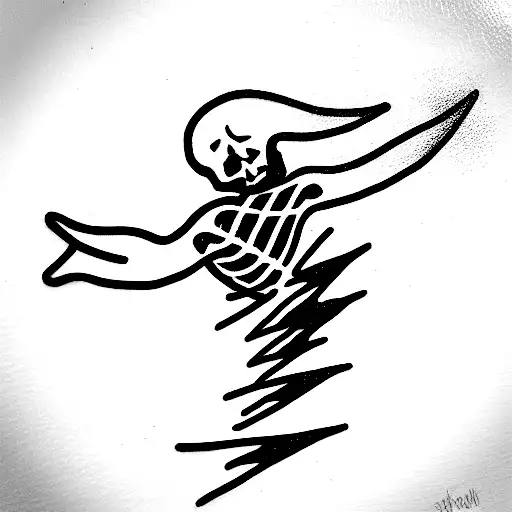 Skeleton Surfing Lightning