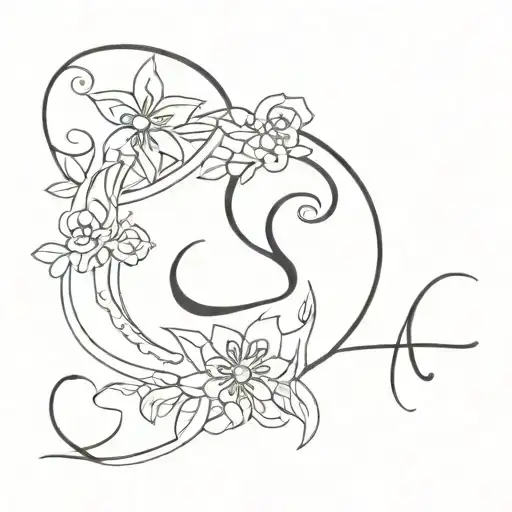 Arabic And Spanish Tattoo Design