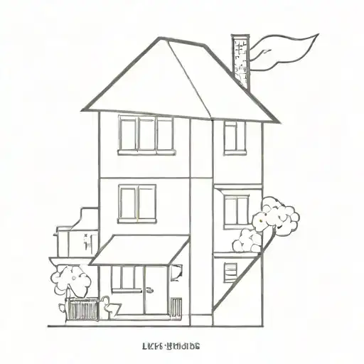 House With A 2740 Lettering