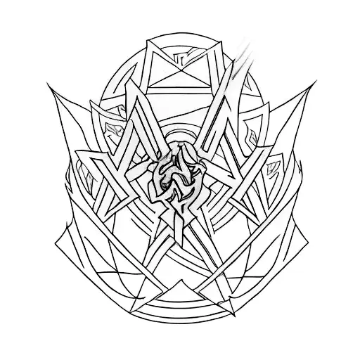 A Microrealism Tattoo Of The Metallica Justice For All Album Cover