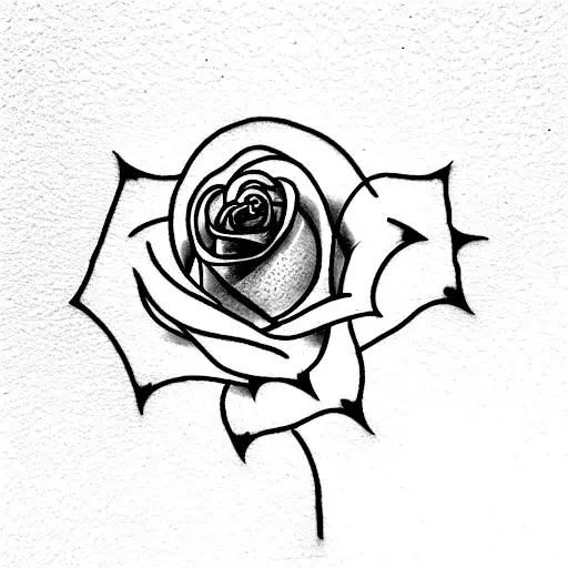 Rose With A Name Underneath It