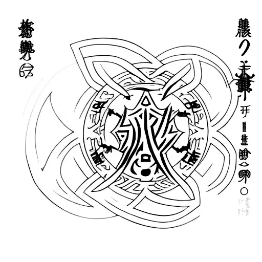 Combine Elements From Different Naruto Characters To Create A Unique Symbol