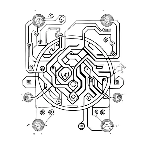 Circuitry Norse Scroll Work Line