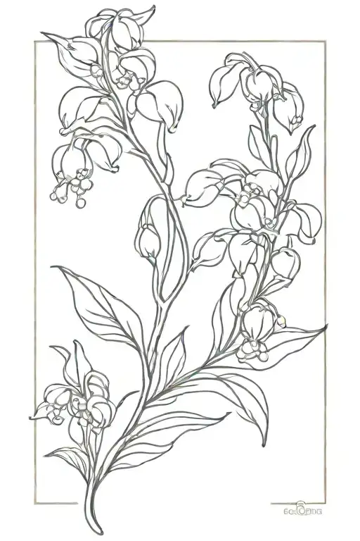 Sapphire Lily Of The Valley