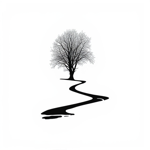 Frost’s Moonlit Path Tattoo idea