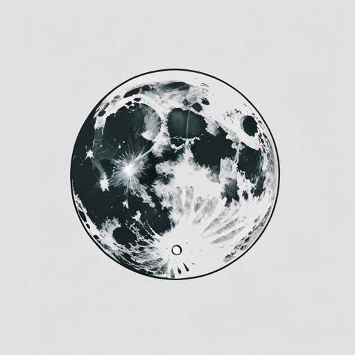 Whispers of the Silent Moon Tattoo idea