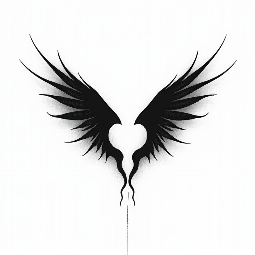 Crimson Wings of the Serpent’s Fire Tattoo idea