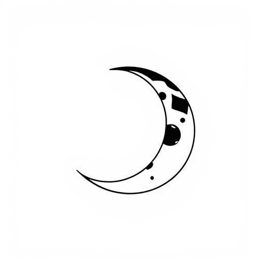 Sacred Moon Tattoo idea