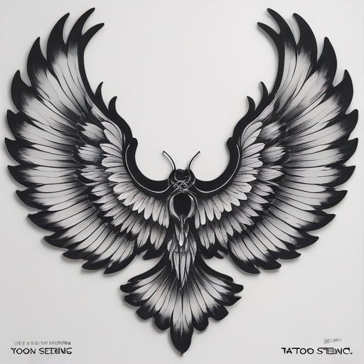 Moonlit Wings of Destiny Tattoo idea