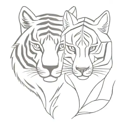 Tiger And Wolf