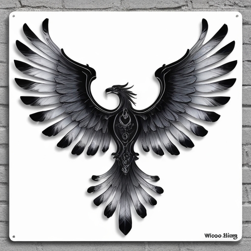 Sacred Phoenix’s Wings Tattoo idea