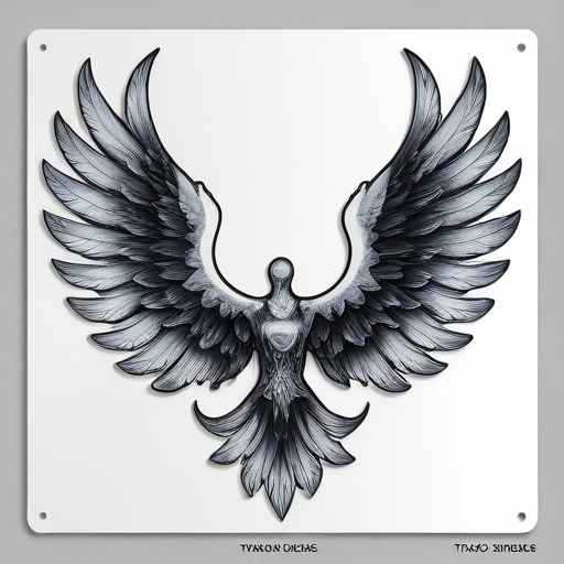 Moon’s Wings of Eternal Flame Tattoo idea