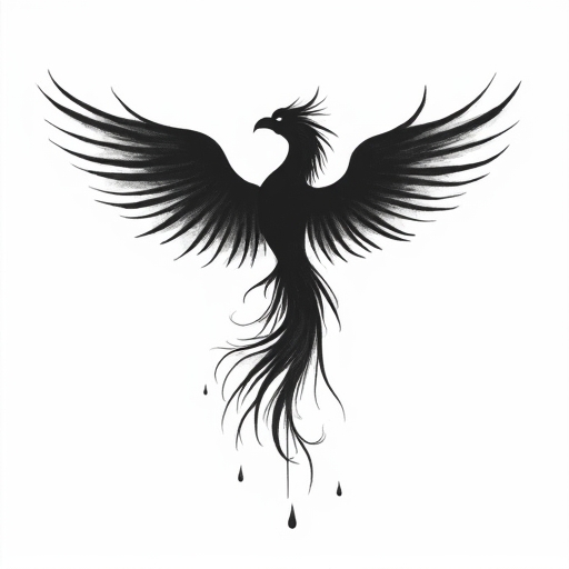 Tears of the Lost Phoenix Tattoo idea