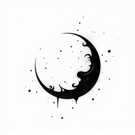 Soul’s Fire of the Moon Tattoo idea