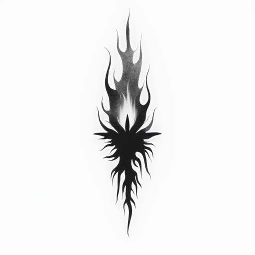 Sacred Tears of the Eternal Flame Tattoo idea
