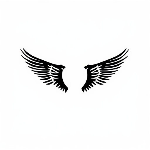 Lunar Wings Tattoo idea