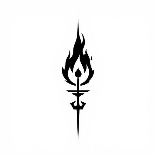 Sacred Flame of the Void Tattoo idea