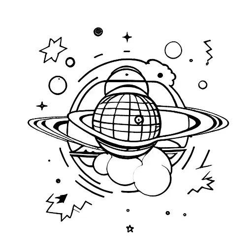 Planets Forming Airplane