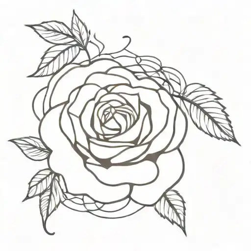 Simple Growing Rose Vine