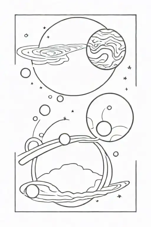 Water And Mercury Planet