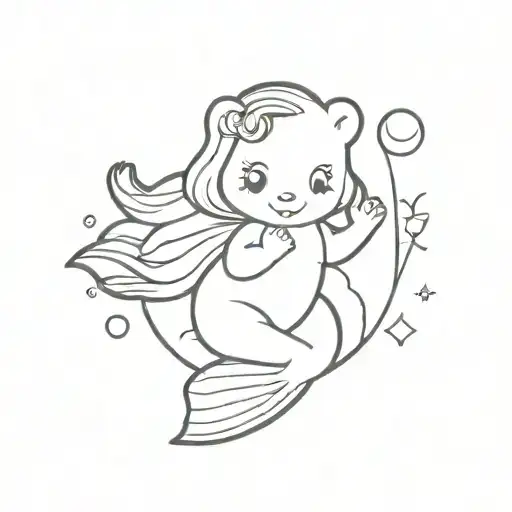Carebear Mermaid