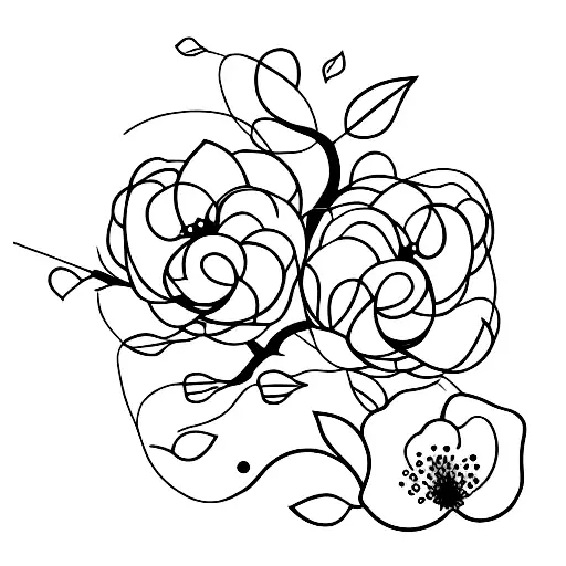 Cherry Blossom And One Side Love