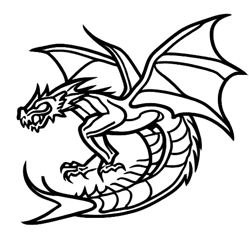 Dragon Outlines